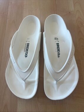 Birkenstock White EVA Thong Sandals